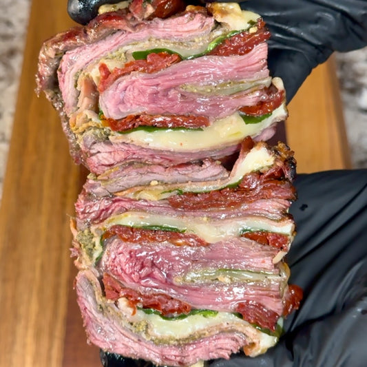 Skirt Steak Pinwheels