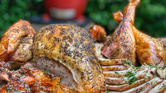 3 Turkey Recipes on a Kamado Grill