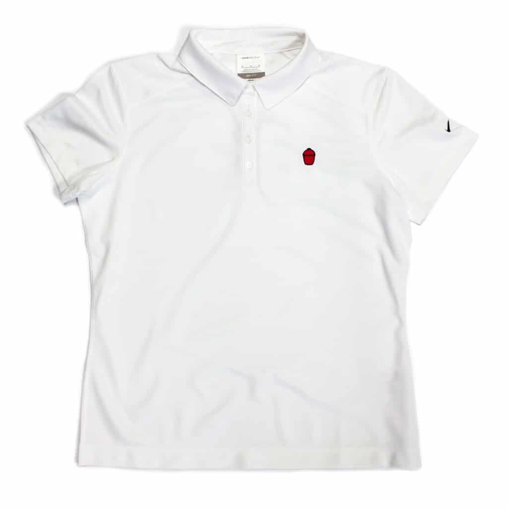 Nike Grill Icon Golf Shirt - Women's White - Kamado Joe
